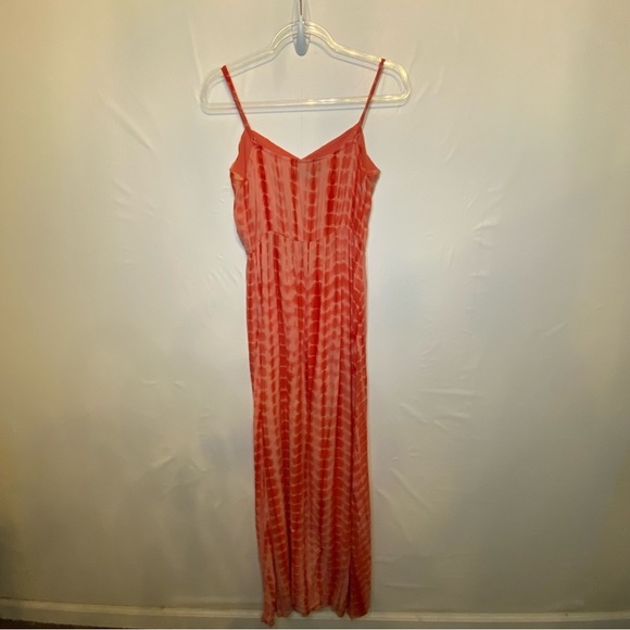 Flying Tomato Coral Tie Dye Women’s Boho Embroidered Maxi Dress SZ S - Picture 10 of 15